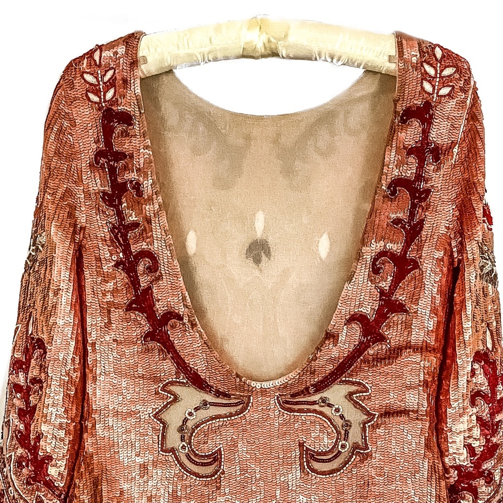 🌟Needle & Thread Tapestry Sequined Mini Dress - Picture 7 of 15